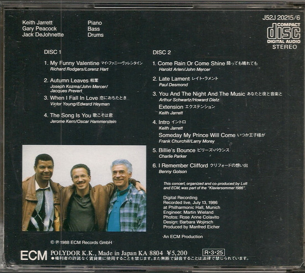 Keith Jarrett Trio - Still Live | ECM Records (J52J 20215/6) - 2 Keith Jarrett Trio - Still Live | ECM Records (J52J 20215/6) - 2