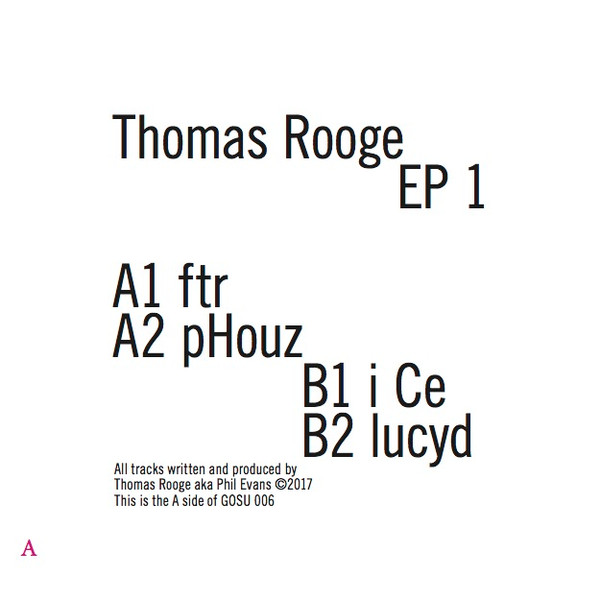 Thomas Rooge - EP 1 | GOSU (GOSU 006) - 3