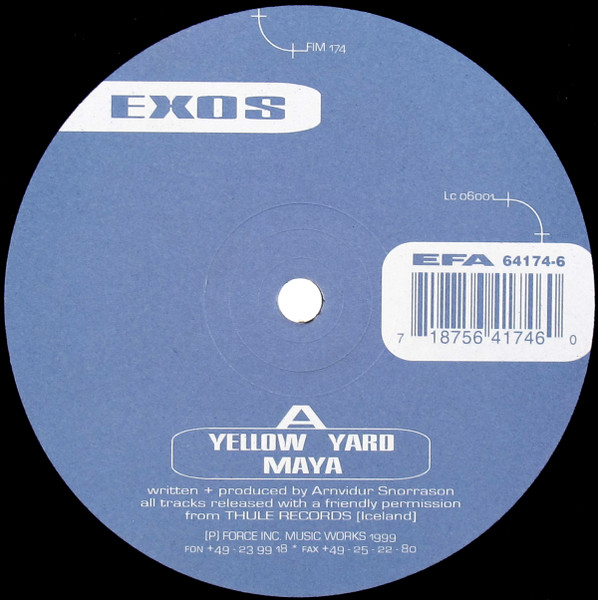 Exos - Yellow Yard | Force Inc. Music Works (FIM 174) - main Exos - Yellow Yard | Force Inc. Music Works (FIM 174) - main