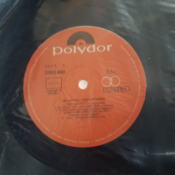 Jim Capaldi - The Contender | Polydor (2383 490) - 3