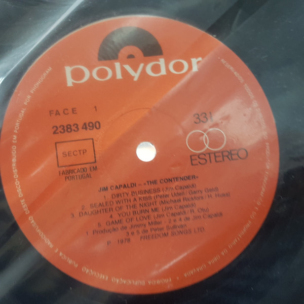 Jim Capaldi - The Contender | Polydor (2383 490) - 4