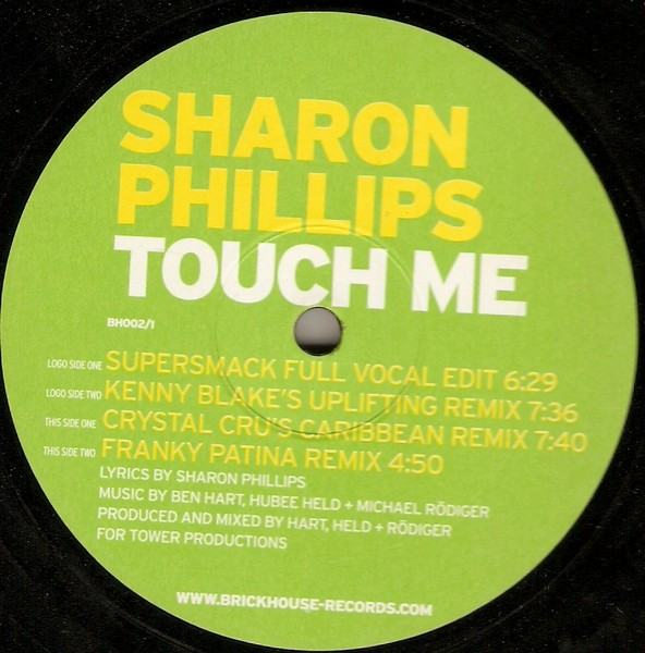 Sharon Phillips - Touch Me | Brickhouse Records (BH002/1) - 2