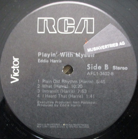 Eddie Harris - Playin' With Myself | RCA (AFL1-3402) - 4 Eddie Harris - Playin' With Myself | RCA (AFL1-3402) - 4