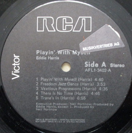 Eddie Harris - Playin' With Myself | RCA (AFL1-3402) - 3 Eddie Harris - Playin' With Myself | RCA (AFL1-3402) - 3