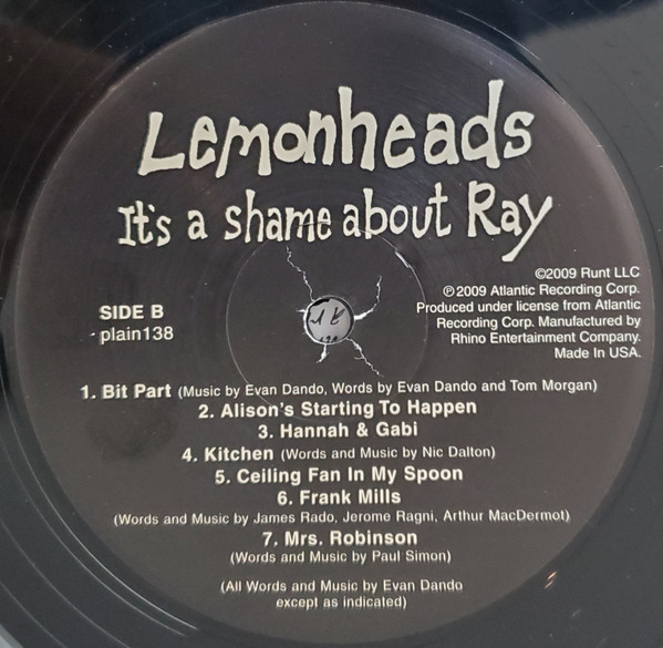 The Lemonheads - It's A Shame About Ray | Plain Recordings (plain138) - 4