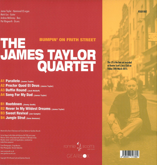 The James Taylor Quartet - Bumpin' On Frith Street - Live At Ronnie Scott's | Gearbox Records (RSGB1002) - 2 The James Taylor Quartet - Bumpin' On Frith Street - Live At Ronnie Scott's | Gearbox Records (RSGB1002) - 2