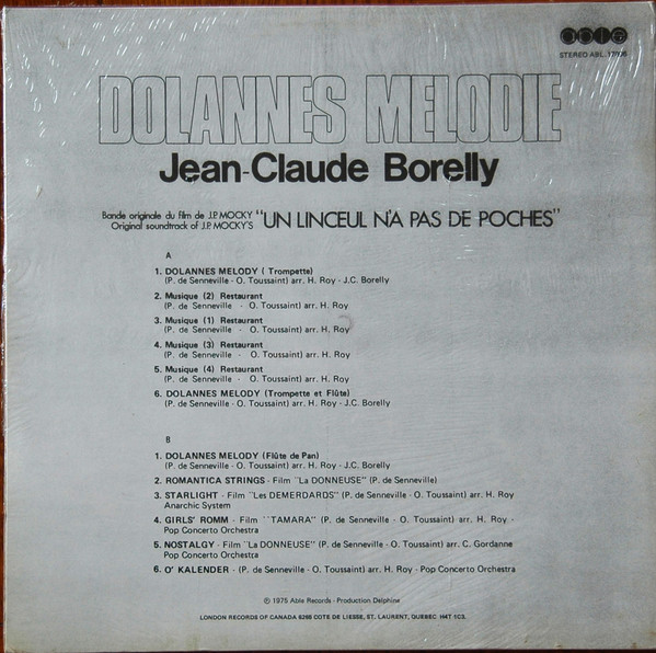 Jean-Claude Borelly - Dolannes Melodie | Able (ABL. 17006) - 2 Jean-Claude Borelly - Dolannes Melodie | Able (ABL. 17006) - 2