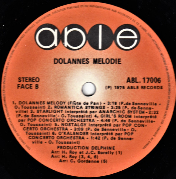 Jean-Claude Borelly - Dolannes Melodie | Able (ABL. 17006) - 4 Jean-Claude Borelly - Dolannes Melodie | Able (ABL. 17006) - 4