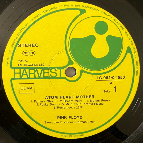 Pink Floyd - Atom Heart Mother | Harvest (1C 062-04 550) - 3