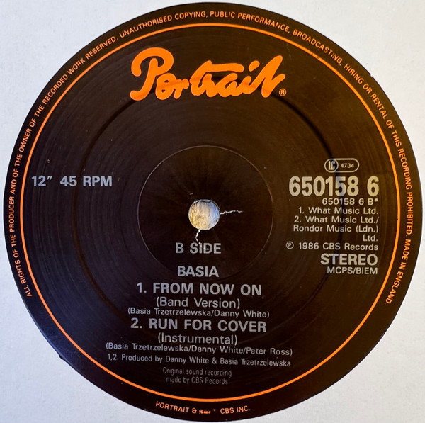 Basia - Run For Cover | Portrait (650158 6) - 2