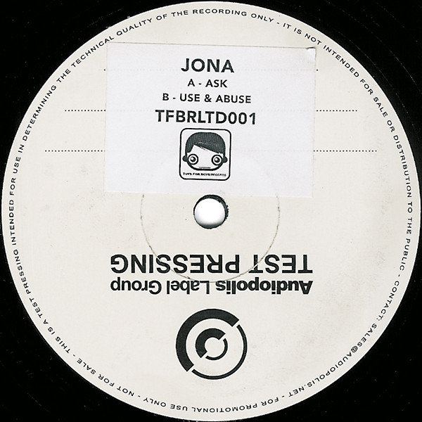 Jona - Ask / Use & Abuse | Toys For Boys Records (TFBRLTD001) - main Jona - Ask / Use & Abuse | Toys For Boys Records (TFBRLTD001) - main