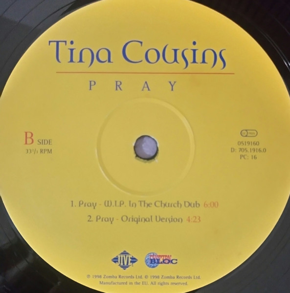 Tina Cousins - Pray | Jive (0519160) - 4