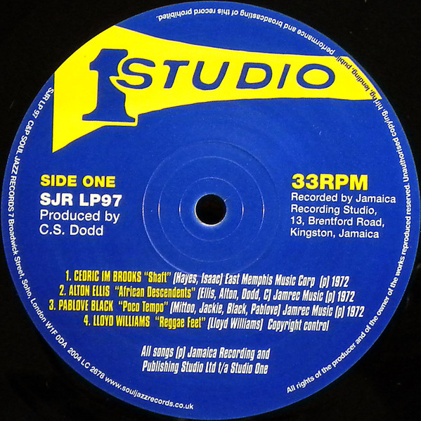 Various - Studio One Funk | Soul Jazz Records (SJR LP97) - 3 Various - Studio One Funk | Soul Jazz Records (SJR LP97) - 3