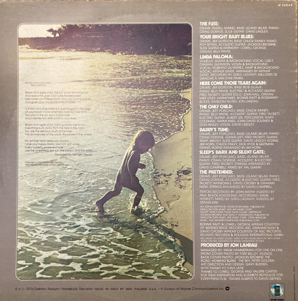 Jackson Browne - The Pretender | Asylum Records (W 53048) - 2