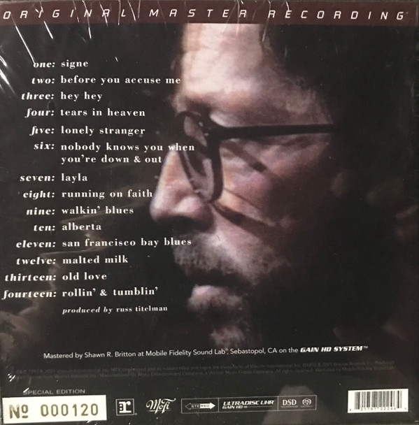 Eric Clapton - Unplugged | Mobile Fidelity Sound Lab (UDSACD 2224) - 2