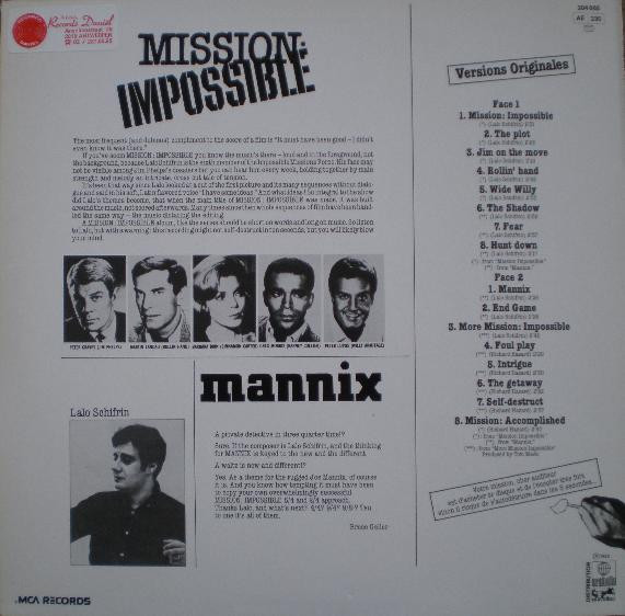 Lalo Schifrin - Mission: Impossible, Mannix, More Mission: Impossible | MCA Records (204 665) - main Lalo Schifrin - Mission: Impossible, Mannix, More Mission: Impossible | MCA Records (204 665) - main