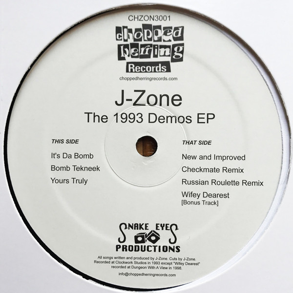 J-Zone - The 1993 Demos EP | Chopped Herring Records (CHZON3001) - 2 J-Zone - The 1993 Demos EP | Chopped Herring Records (CHZON3001) - 2