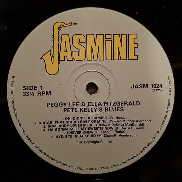 Peggy Lee And Ella Fitzgerald - Pete Kelly's Blues | Jasmine Records (JASM 1024) - 2 Peggy Lee And Ella Fitzgerald - Pete Kelly's Blues | Jasmine Records (JASM 1024) - 2