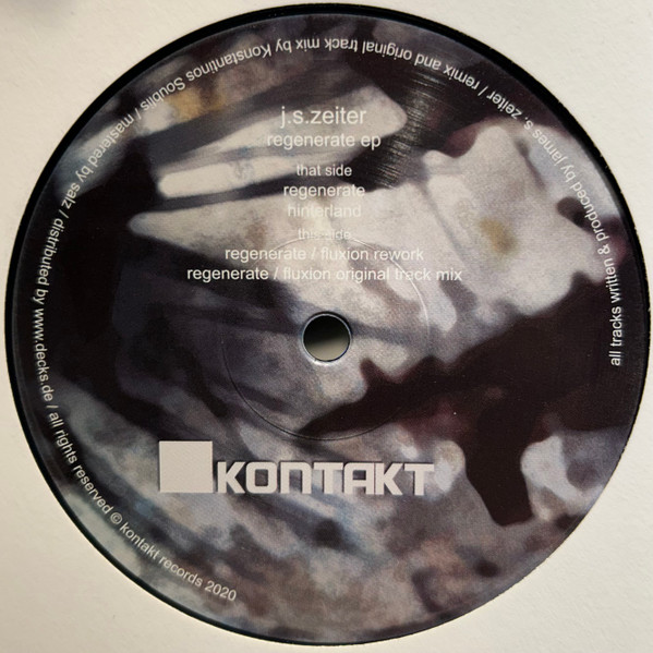 J.S.Zeiter - Regenerate | Kontakt Records (KNT-15) - 2 J.S.Zeiter - Regenerate | Kontakt Records (KNT-15) - 2