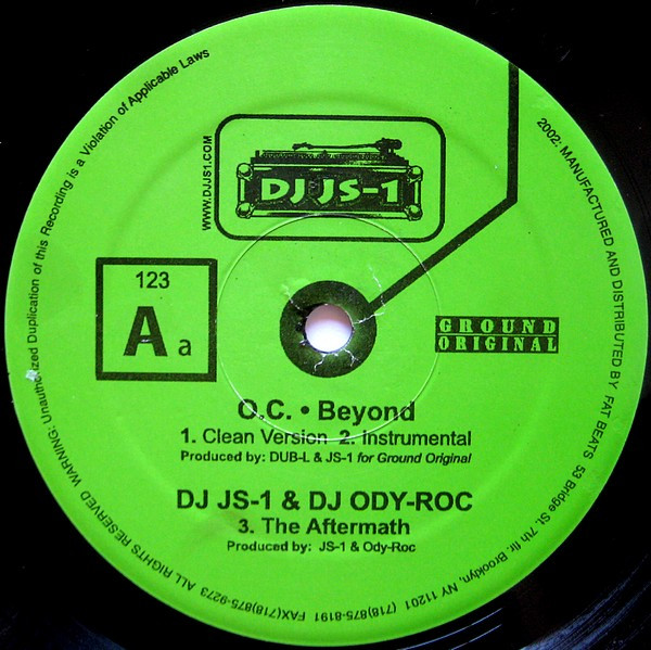 DJ JS-1 & Dub-L Featuring O.C. - Beyond | Ground Original (none) - 3 DJ JS-1 & Dub-L Featuring O.C. - Beyond | Ground Original (none) - 3