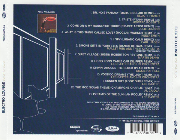Various - Electro Lounge Volume Two | The Right Stuff (72435-33673-2-9) - 4