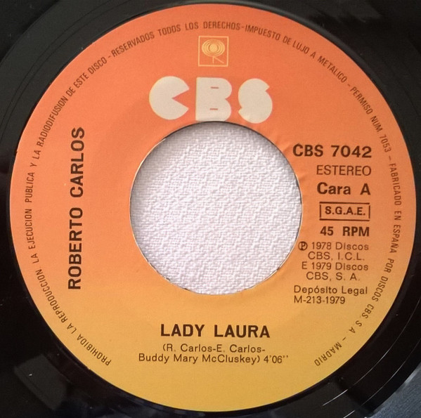 Roberto Carlos - Canta En Español: Lady Laura | CBS (CBS 7042) - 3