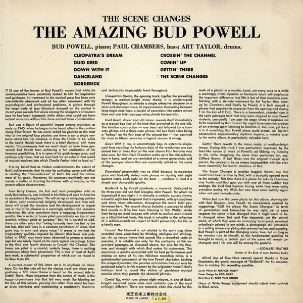 Bud Powell - The Scene Changes, Vol. 5 | Blue Note (NR-8844) - 3