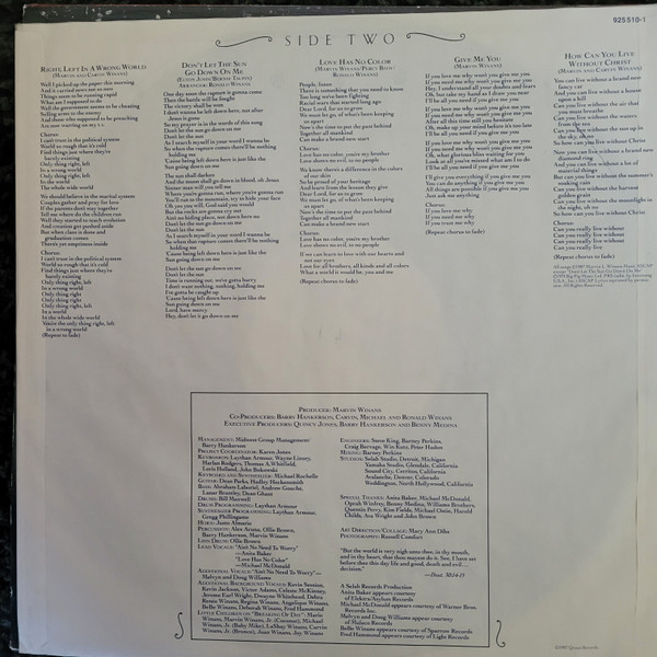 The Winans - Decisions | Qwest Records (925 510-1) - 4 The Winans - Decisions | Qwest Records (925 510-1) - 4