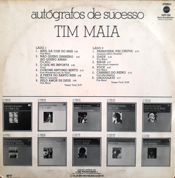 Tim Maia - Autógrafos De Sucesso | Polyfar (2493 506) - 2 Tim Maia - Autógrafos De Sucesso | Polyfar (2493 506) - 2
