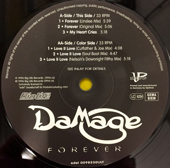 Damage - Forever | Ultrapop (0098530ULT) - 2 Damage - Forever | Ultrapop (0098530ULT) - 2