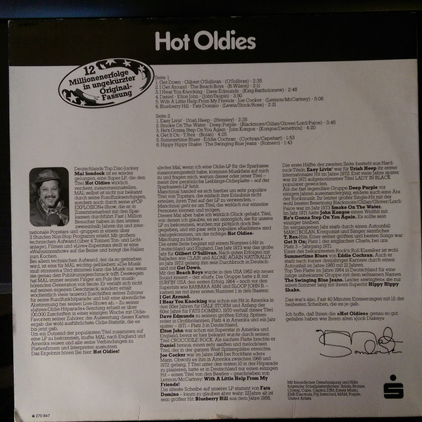 Various - Hot Oldies | Sparkasse (270 847) - 2 Various - Hot Oldies | Sparkasse (270 847) - 2