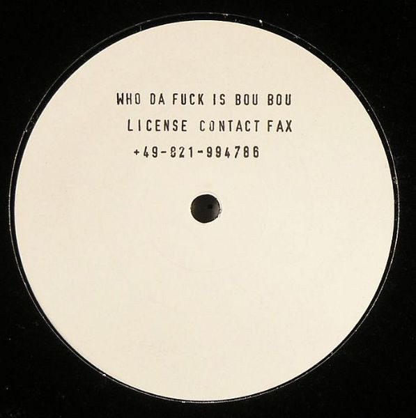 DJ Darkzone - Who Da Fuck Is Bou Bou | Manifold Records Music & Marketing (BOU-BOU-12) - main