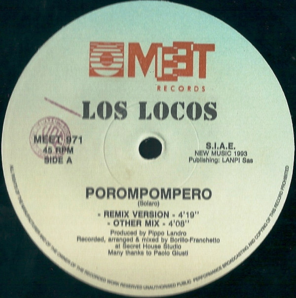 Los Locos - Porompompero | Meet Records (MEET 971) - main