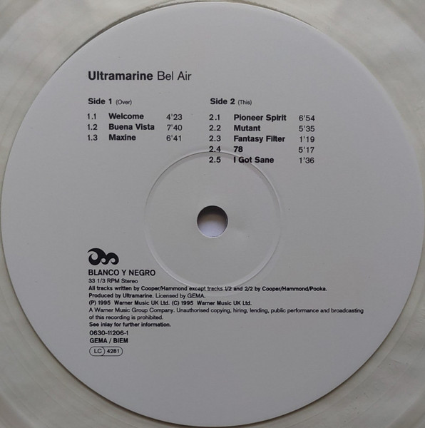 Ultramarine - Bel Air | Blanco Y Negro (0630-11206-1) - 4