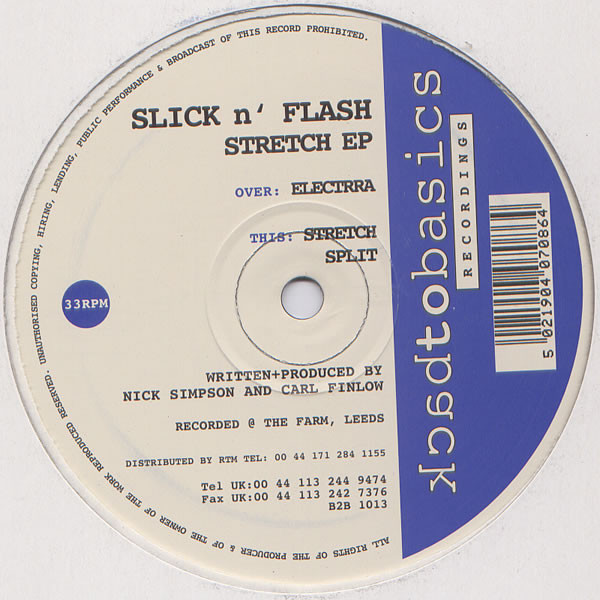 Slick 'N Flash - Stretch EP | Back To Basics (B2B 1013) - main