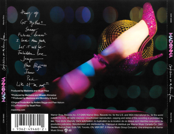 Madonna - Confessions On A Dance Floor | Warner Bros. Records (CDW 49460) - 2
