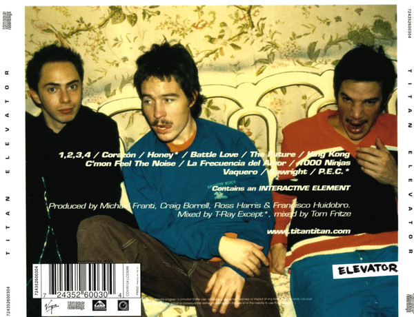 Titan - Elevator | Virgin (CDVIR104) - 2