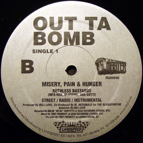 Ruthless Bastards - The Authentic / Misery, Pain & Hunger | Flowmaster Recordings (FLO1010) - 4 Ruthless Bastards - The Authentic / Misery, Pain & Hunger | Flowmaster Recordings (FLO1010) - 4