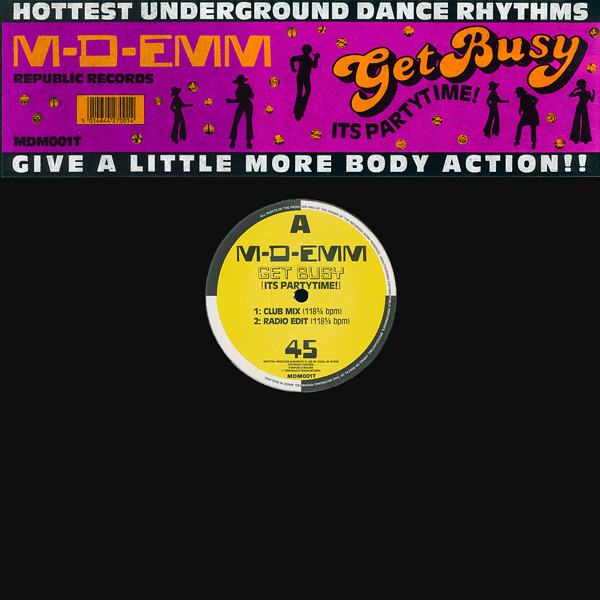 M-D-Emm - Get Busy (It's Partytime!) | Republic Records (MDM001T)