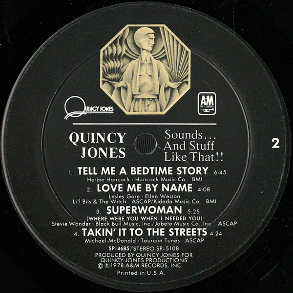 Quincy Jones - Sounds ... And Stuff Like That!! | A&M Records (SP 4685) - 4