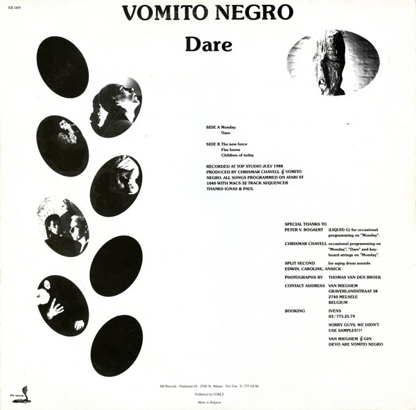 Vomito Negro - Dare | KK Records (KK 009) - 2 Vomito Negro - Dare | KK Records (KK 009) - 2