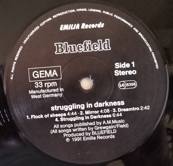 Bluefield - Struggling In Darkness | Emilia Records (001-A) - 3 Bluefield - Struggling In Darkness | Emilia Records (001-A) - 3
