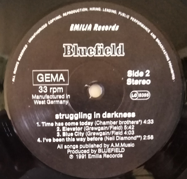 Bluefield - Struggling In Darkness | Emilia Records (001-A) - 4 Bluefield - Struggling In Darkness | Emilia Records (001-A) - 4