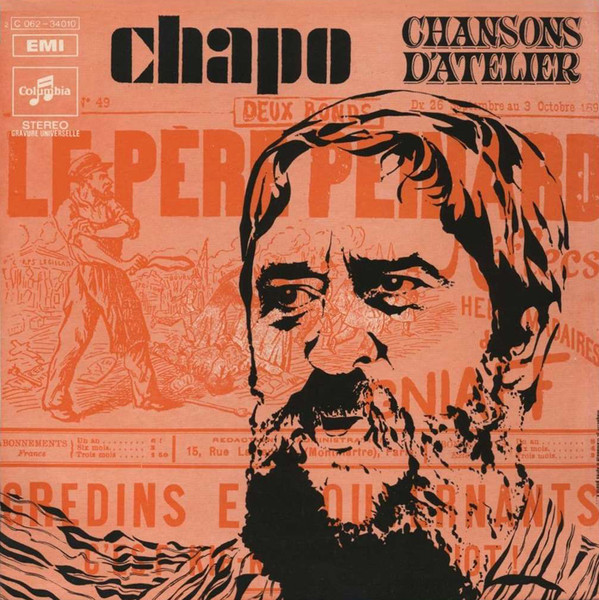 Chapo - Chansons D'Atelier | Columbia (2 C 062 34010) Chapo - Chansons D'Atelier | Columbia (2 C 062 34010)