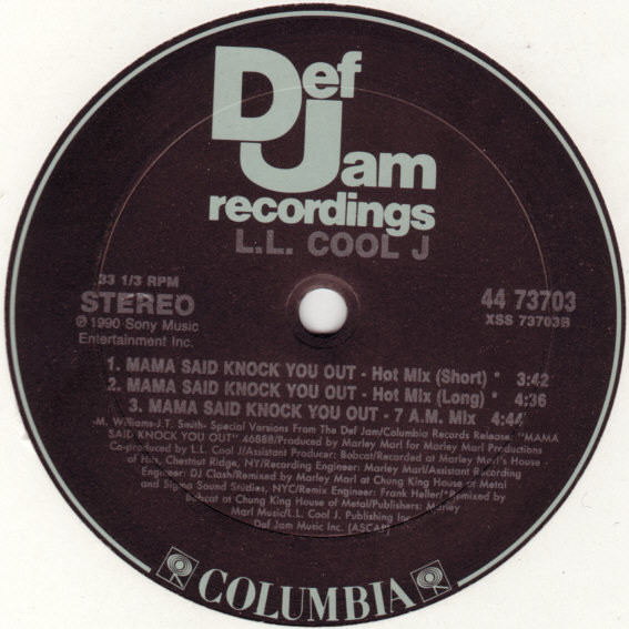 LL Cool J - Mama Said Knock You Out | Def Jam Recordings (44 73703) - 3 LL Cool J - Mama Said Knock You Out | Def Jam Recordings (44 73703) - 3