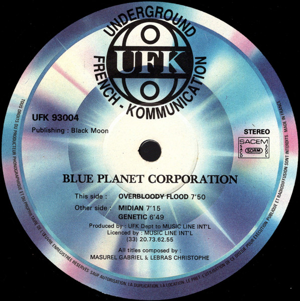 Blue Planet Corporation - Overbloody Flood | Underground French-Kommunication (UFK 93004) - main Blue Planet Corporation - Overbloody Flood | Underground French-Kommunication (UFK 93004) - main