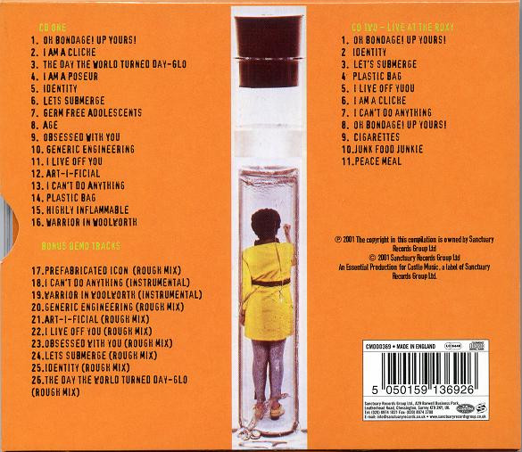 X-Ray Spex - The Anthology CD | Castle Music (CMDDD 369) - 2 X-Ray Spex - The Anthology CD | Castle Music (CMDDD 369) - 2