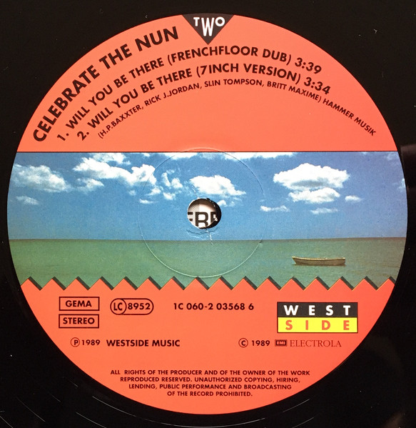 Celebrate The Nun - Will You Be There (Remix) | Westside Music (1C 060-2 03568 6) - 4 Celebrate The Nun - Will You Be There (Remix) | Westside Music (1C 060-2 03568 6) - 4