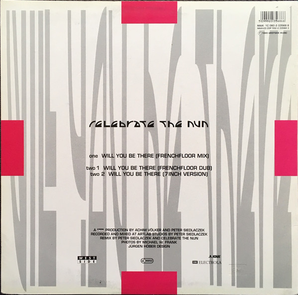 Celebrate The Nun - Will You Be There (Remix) | Westside Music (1C 060-2 03568 6) - 2 Celebrate The Nun - Will You Be There (Remix) | Westside Music (1C 060-2 03568 6) - 2