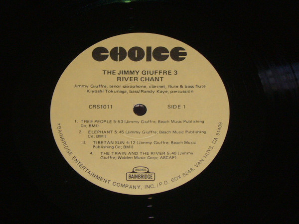 The Jimmy Giuffre Trio - River Chant | Choice (CRS 1011) - 4